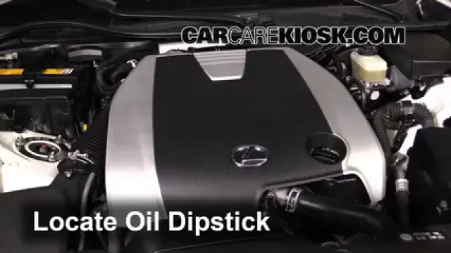 2013 Lexus GS350 3.5L V6 Aceite Controlar nivel de aceite